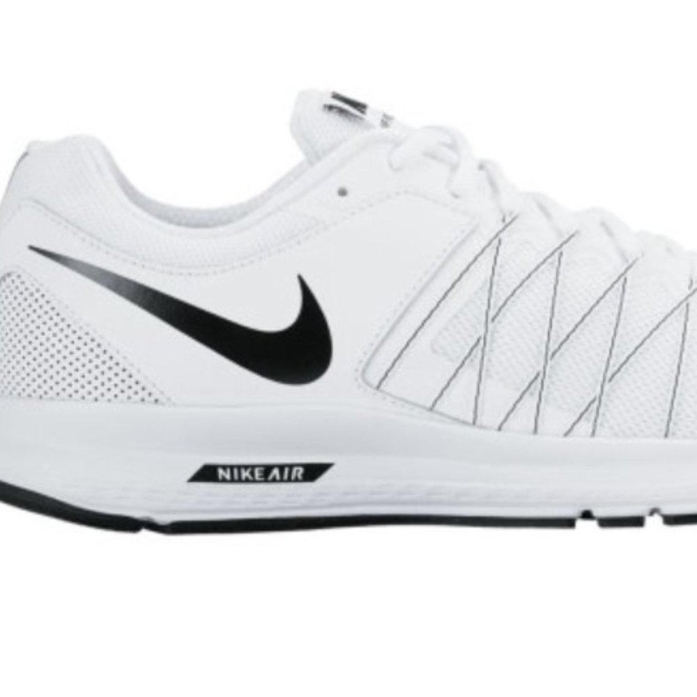 Nike Men's Air Relentless 6 Running Shoe White/Black Size 14